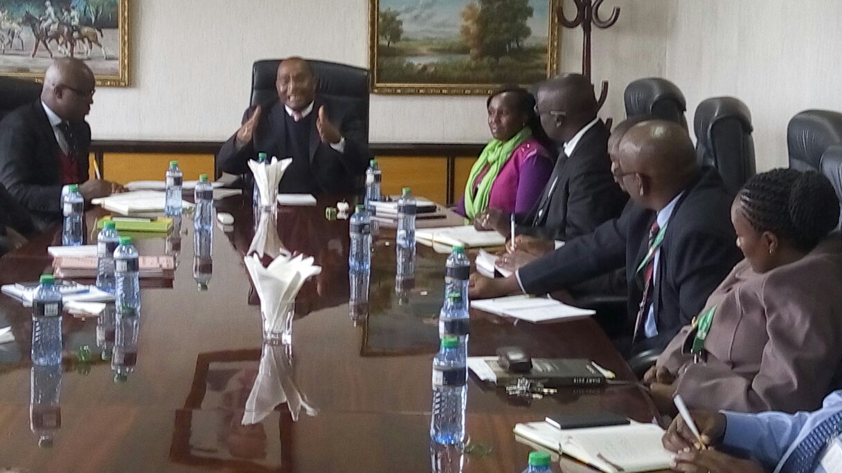 NSSF Chairman meets Senior Managers