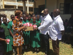 Kotetni Primary School shoes presentation 