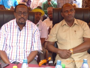 The Labour Ministry team led by Amb. Ukur Yatani at the Wajir outreach programme. 